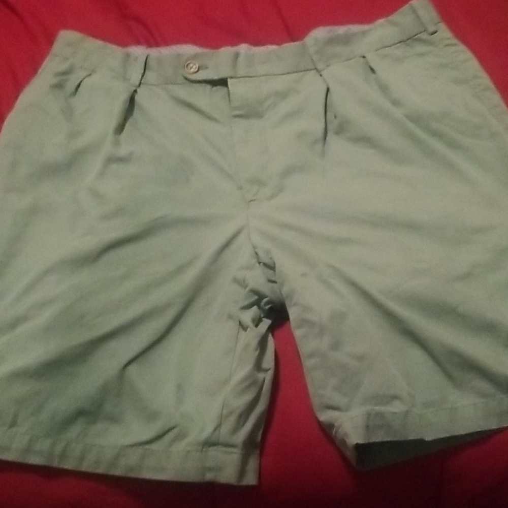 Peter Millar light green shorts